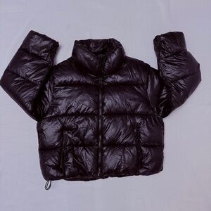 Old Navy Black Puffer Coat
